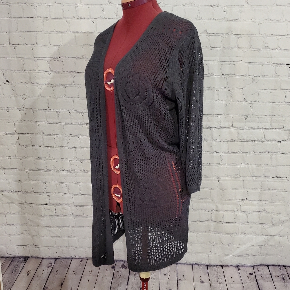 Grey boho cardigan BNWT